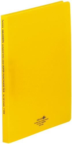 スーパーパンチレスファイルA4縦 黄×5