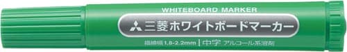 ホワイトボードマーカー 中字丸芯 緑