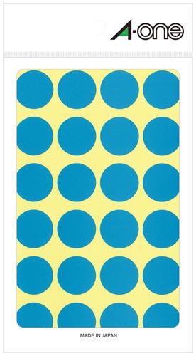 カラーラベル 丸型 20mm径 空