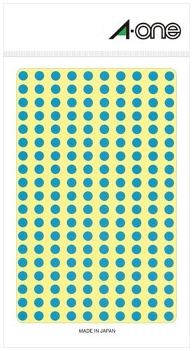 カラーラベル 丸型 5mm径 空