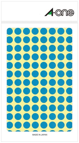 カラーラベル 丸型 9mm径 空