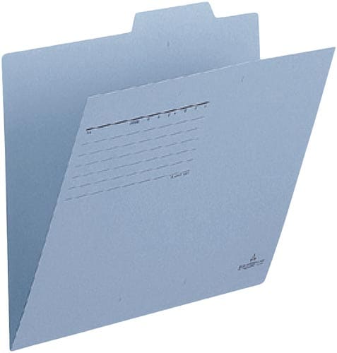 個別フォルダーFL001IF A4 ブルー10枚