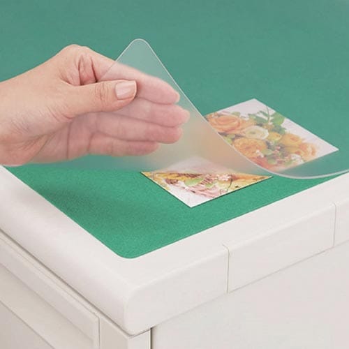 ななめカットデスクマット900×620下敷付 3枚