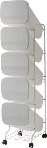 スムース スタンドダストボックス5段−メタル