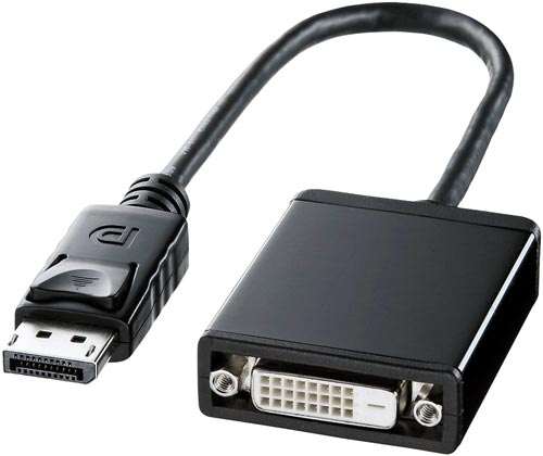 DisplayPort−DVI変換アダプタ