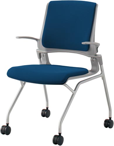 オルディナ 総張り肘付き グレーシェル ブルー