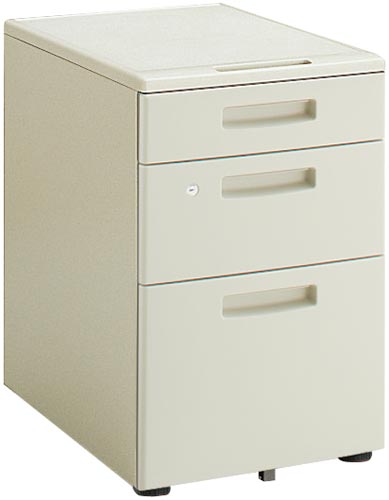 MX+デスクシステム ワゴン 3段