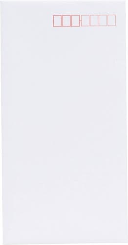 白封筒 洋6 カマス貼 2000枚