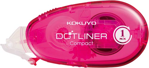 ドットライナーコンパクトプリント貼桃(本体)×5
