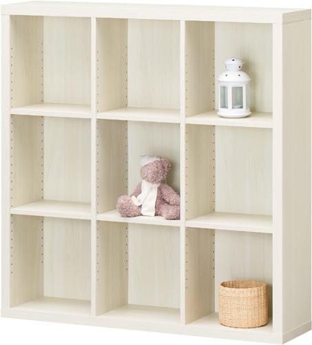 セパルテック フリーラック3列3段 アイボリー