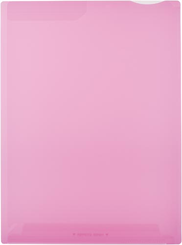 スーパーハードホルダー2ポケット透明 赤 5冊