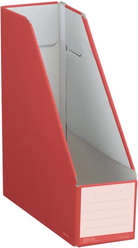 ファイルボックス<NEOS>A4スタンド型 赤4個