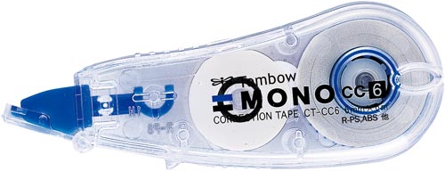 修正テープモノCC 幅6mm 10個