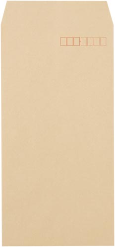 クラフト封筒(テープ付) 長3 85g 100枚入