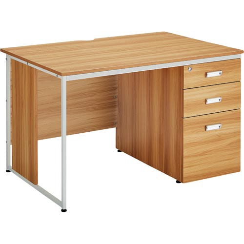 モルトデスク片袖机W1200D700ナチュラル