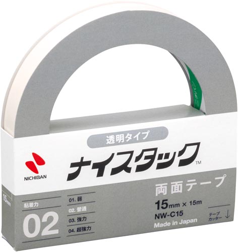 ナイスタック 透明タイプ 15mm×15m 10巻