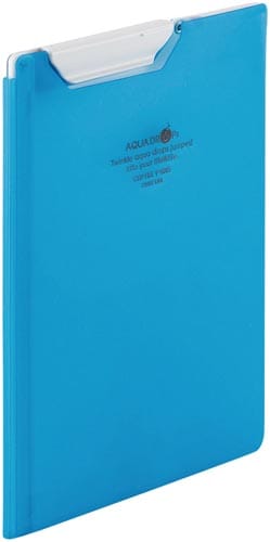 クリップファイル A5 青