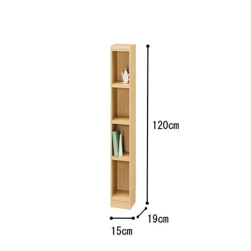 オーダー木製ラックNA H1200W150D190