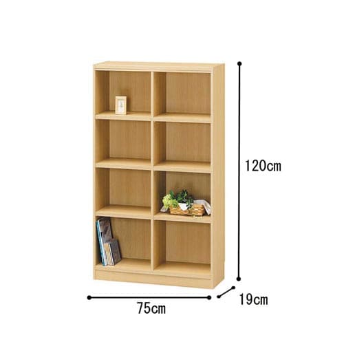 オーダー木製ラックNA H1200W750D190