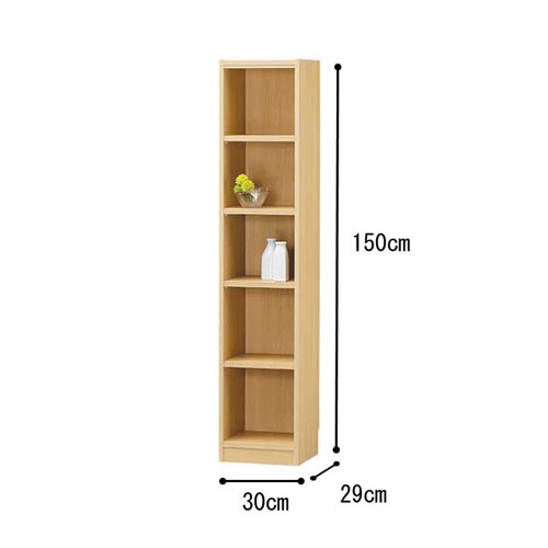 オーダー木製ラックNA H1500W300D290