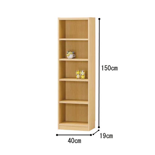 オーダー木製ラックNA H1500W400D190