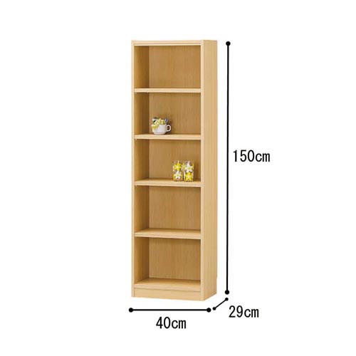 オーダー木製ラックNA H1500W400D290