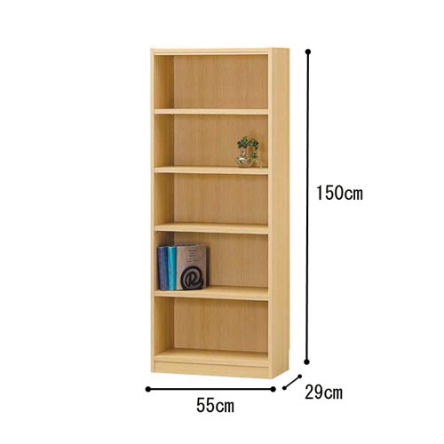 オーダー木製ラックNA H1500W550D290