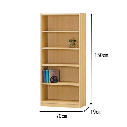 オーダー木製ラックNA H1500W700D190