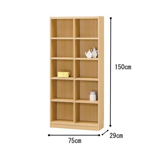 オーダー木製ラックNA H1500W750D290