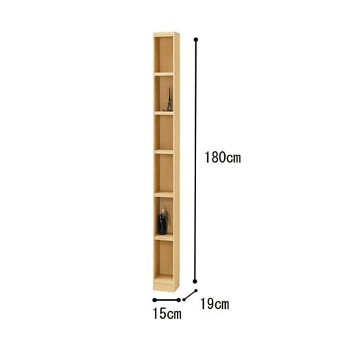 オーダー木製ラックNA H1800W150D190