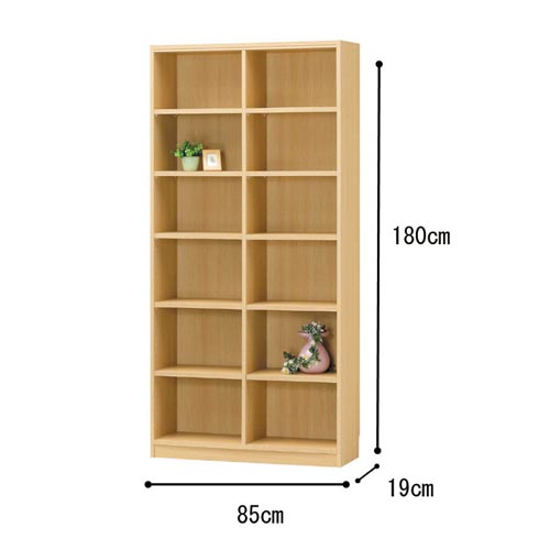 オーダー木製ラックNA H1800W850D190