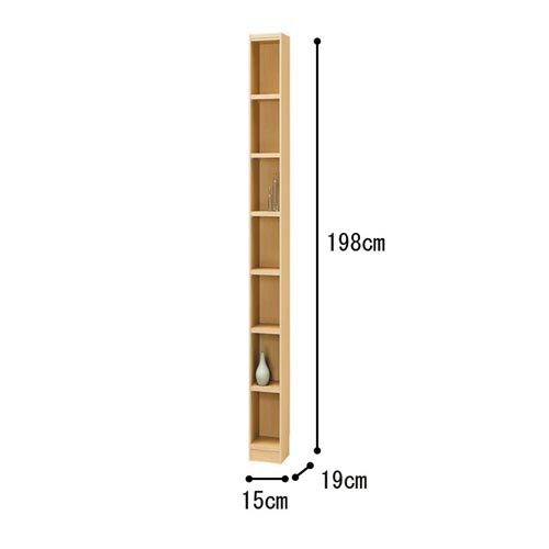 オーダー木製ラックNA H1980W150D190