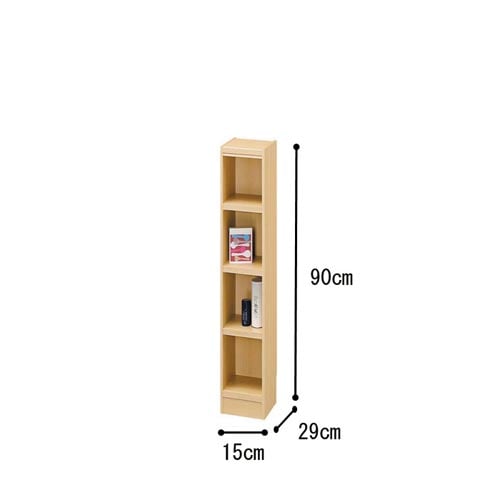 オーダー木製ラックNA H900W150D290