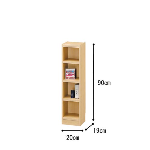 オーダー木製ラックNA H900W200D190