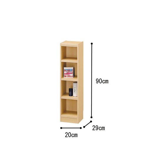 オーダー木製ラックNA H900W200D290