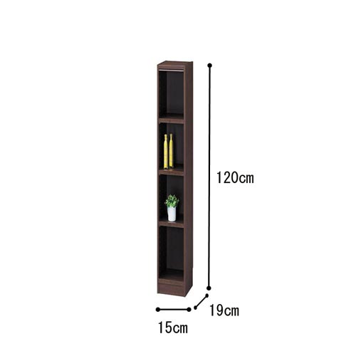 オーダー木製ラックDK H1200W150D190