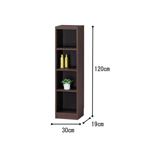 オーダー木製ラックDK H1200W300D190