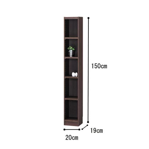 オーダー木製ラックDK H1500W200D190