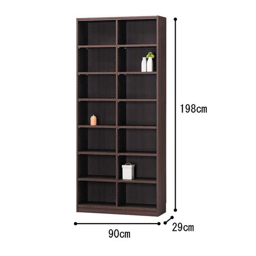 オーダー木製ラックDK H1980W900D290