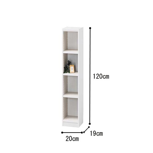 オーダー木製ラックWH H1200W200D190