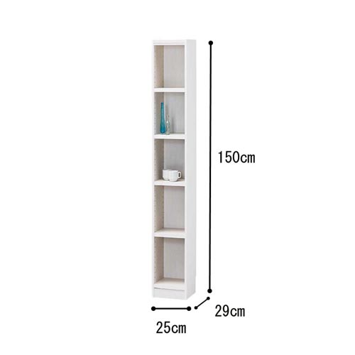 オーダー木製ラックWH H1500W250D290