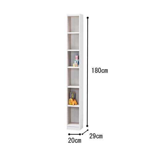 オーダー木製ラックWH H1800W200D290