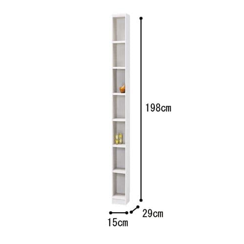 オーダー木製ラックWH H1980W150D290