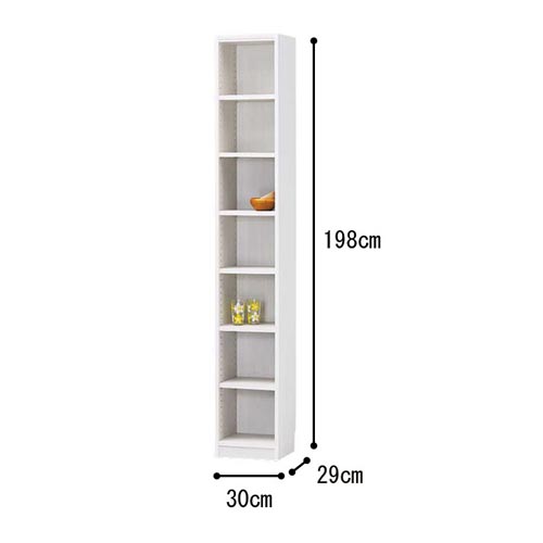 オーダー木製ラックWH H1980W300D290