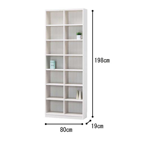 オーダー木製ラックWH H1980W800D190