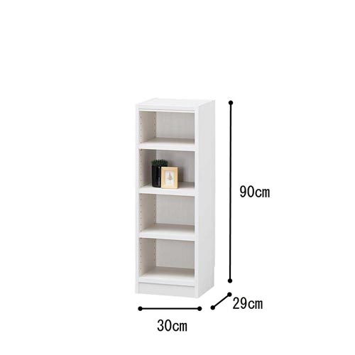 オーダー木製ラックWH H900W300D290