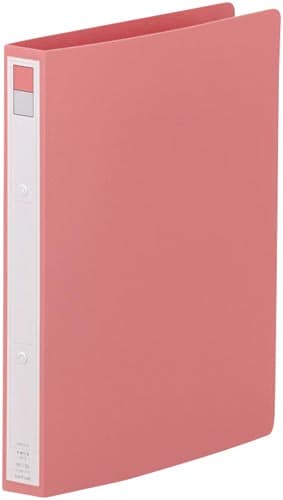 リングファイルA4縦 背幅36mm 桃