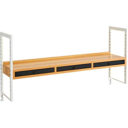 モルトデスク上置き棚 幅1200用ナチュラル