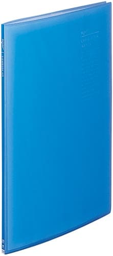 透明クリヤーブックA3L縦ブルー20P