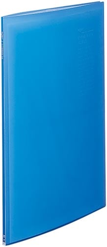 透明クリヤーブックA2縦ブルー20P